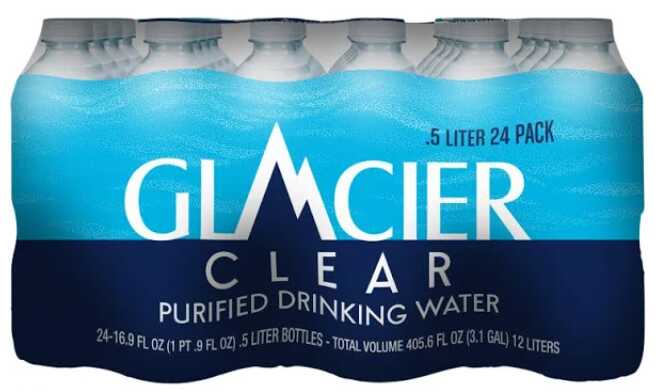 Case of Glacier Clear Water